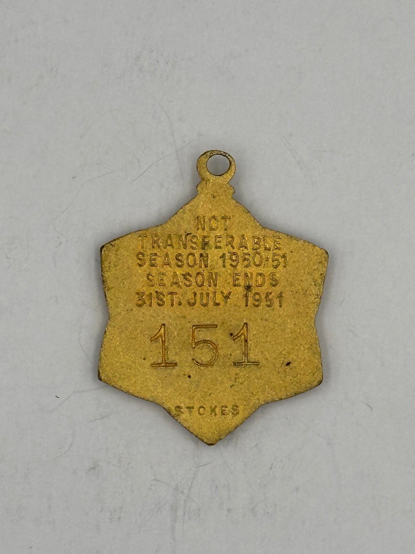 Vintage 1950-1951 Mornington Racing Club Enamel Badge