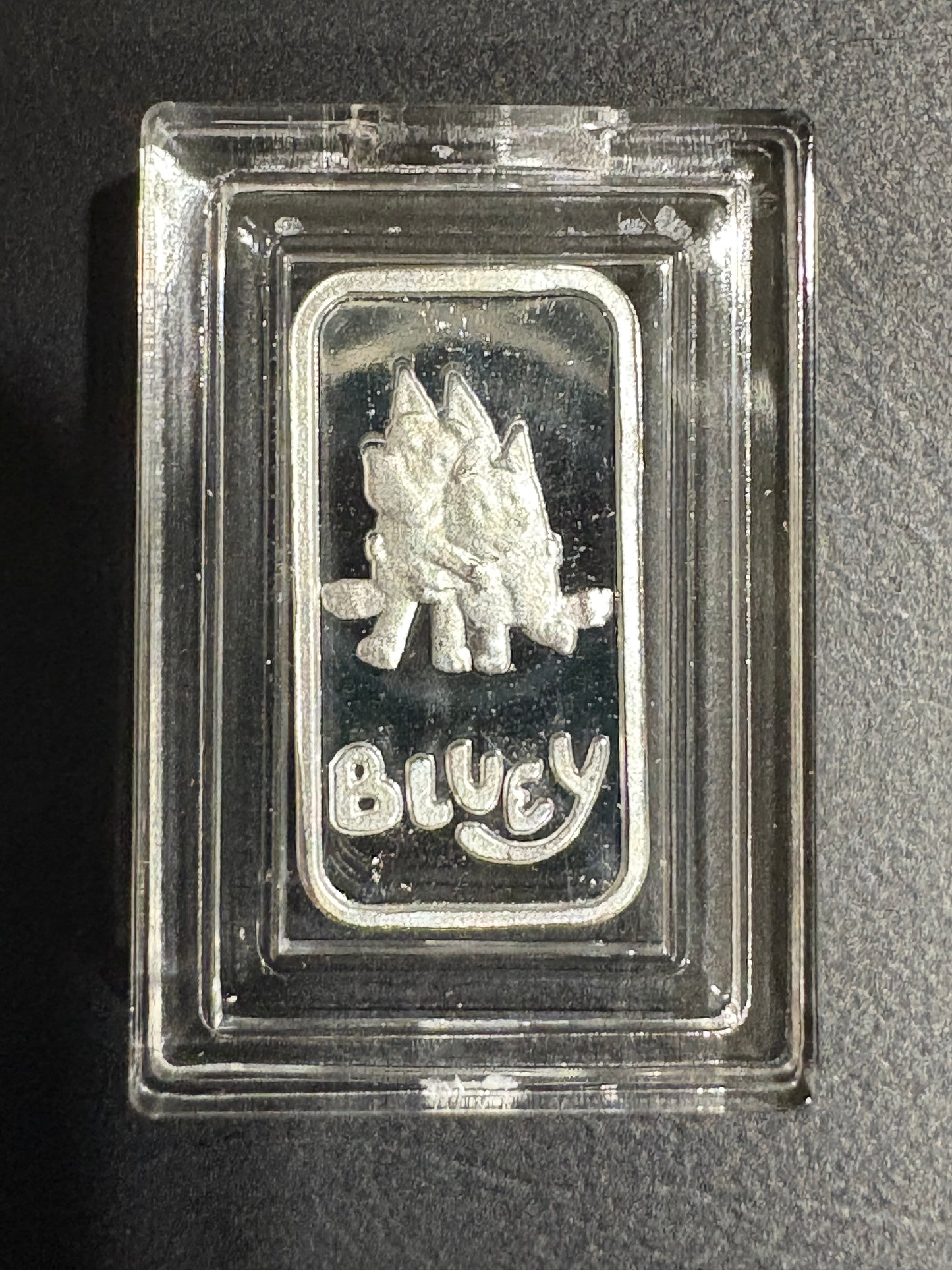 Mini Fractional Silver 1 gram Bar - Bluey & Bingo