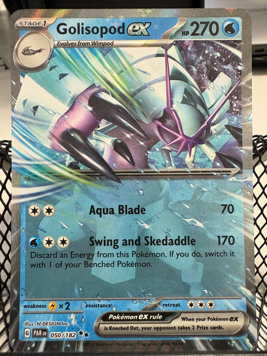 Golisopod EX 050/182 Ultra Rare Paradox Rift Pokemon TCG