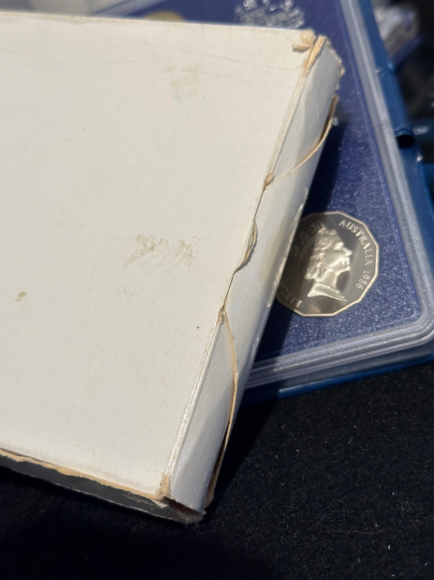 1986 Royal Australian Mint Year of Peace 7 coin Proof Set - no outer box