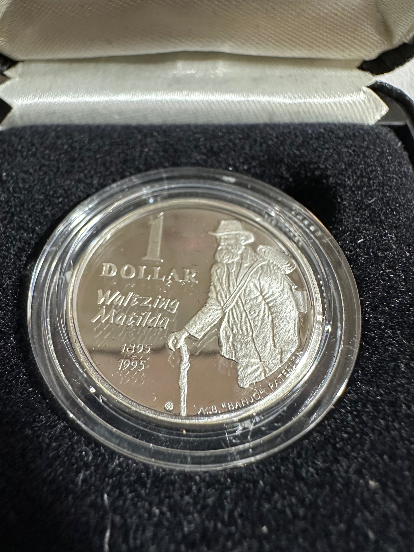 1995 $1 Waltzing Matilda Sterling Silver Proof Coin
