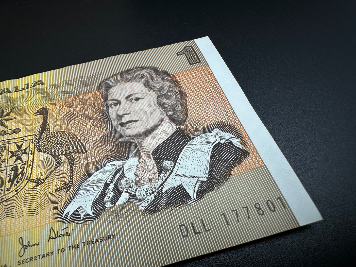 1982 $1 Australia Paper Banknote - Johnston Stone - DLL 177801