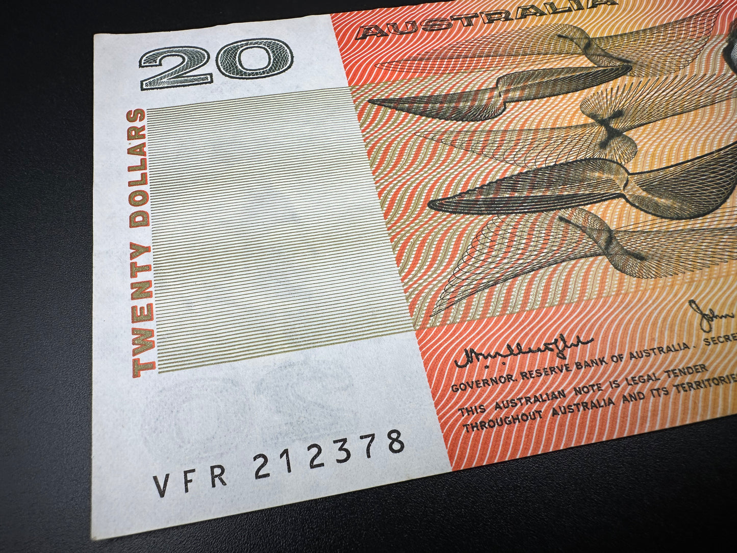 1979 $20 Australia Paper Banknote - Knight Stone VFR 212378