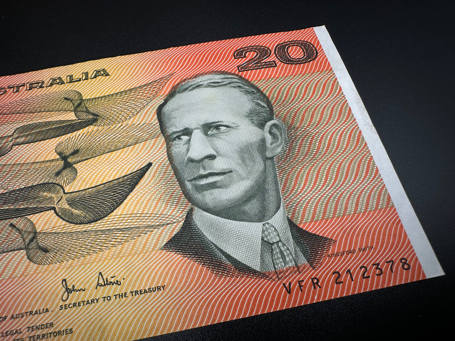 1979 $20 Australia Paper Banknote - Knight Stone VFR 212378