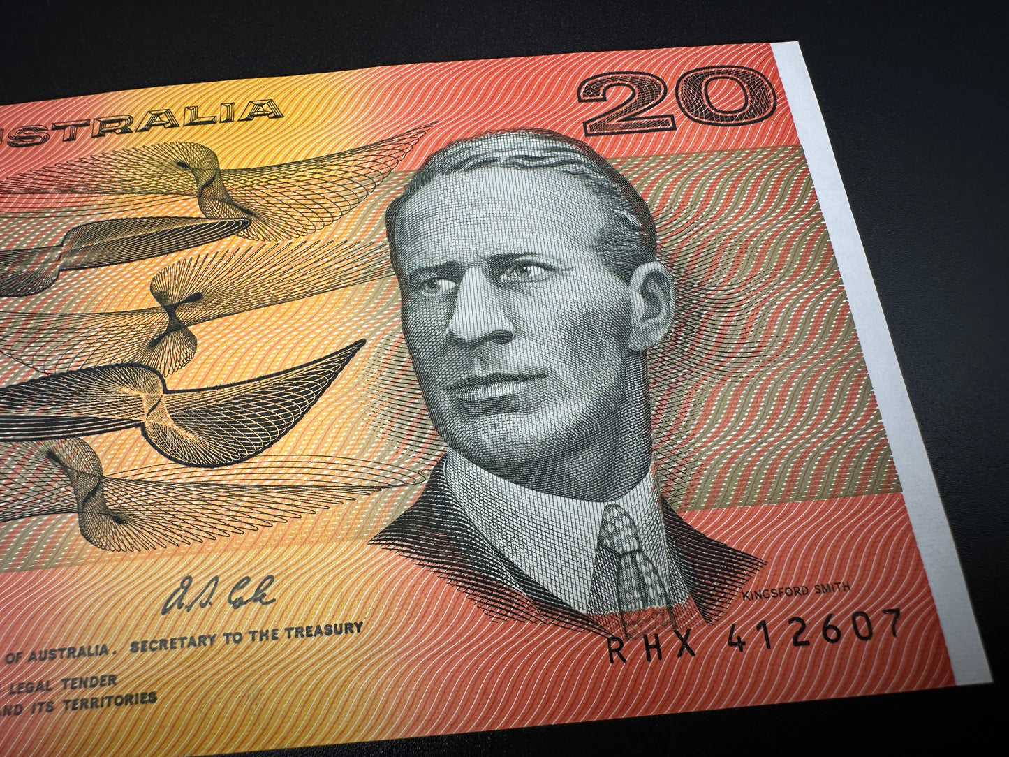 1991 $20 Australian Paper Banknote - Fraser Cole RHX 412607