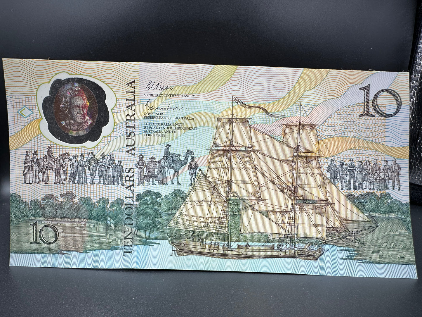 1988 $10 Australian Bicentennial Polymer Banknote - Johnston Fraser AB 20960587