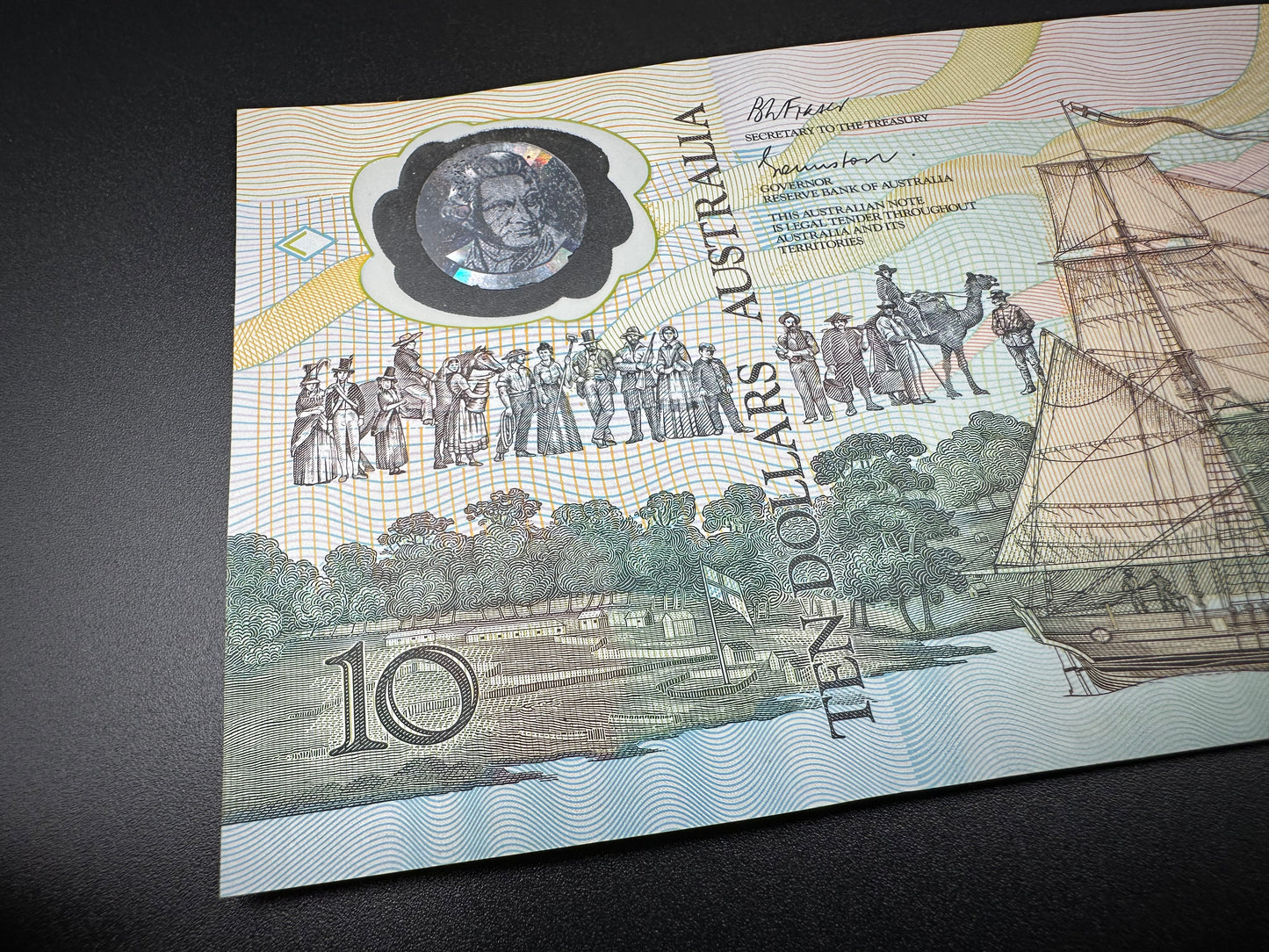 1988 $10 Australian Bicentennial Polymer Banknote - Johnston Fraser AB 20960587