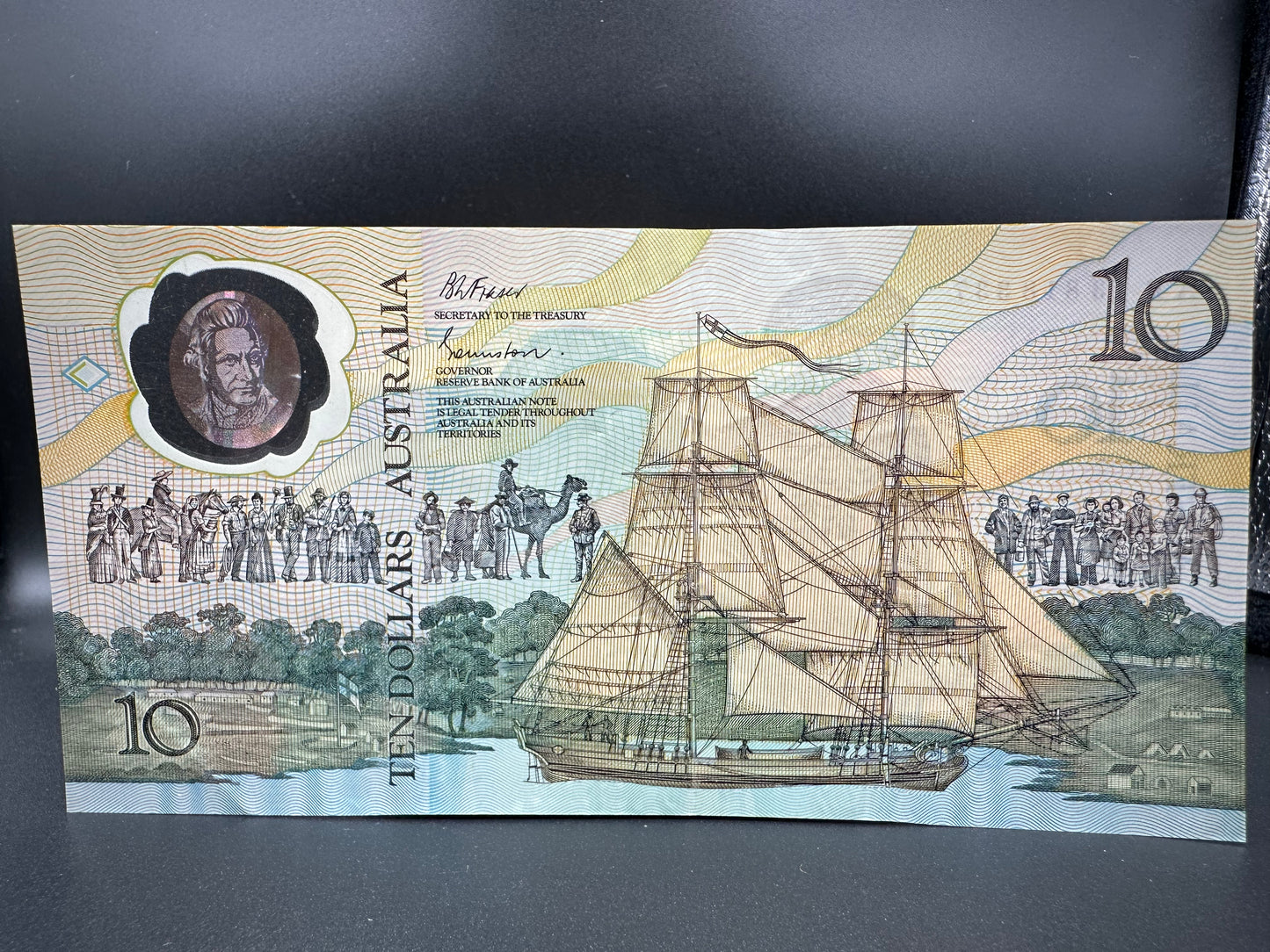 1988 $10 Australian Bicentennial Polymer Banknote - Johnston Fraser AB 13818337