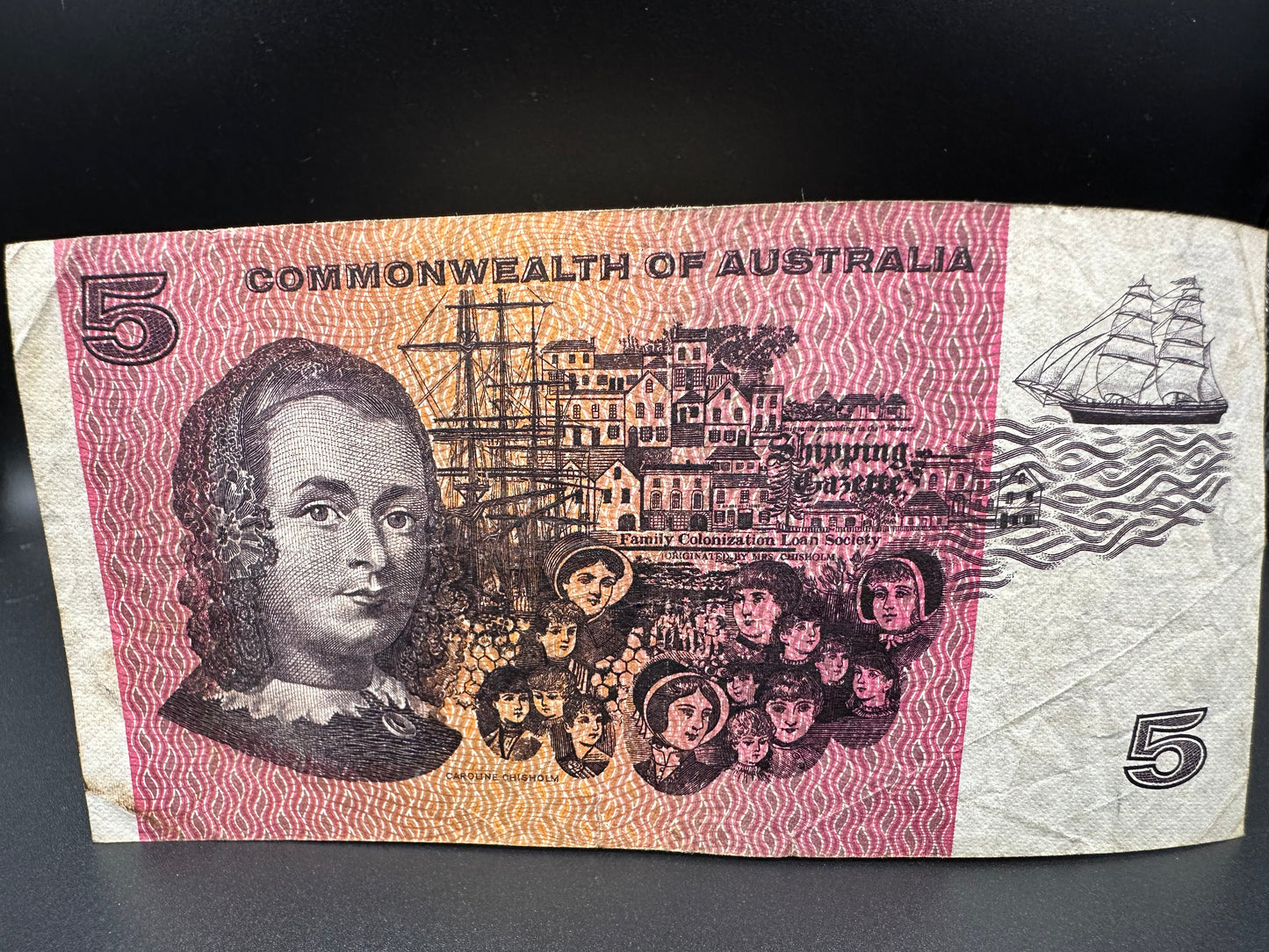 1969 $5 Australia Paper Banknote - Phillips Randall NGR 167662