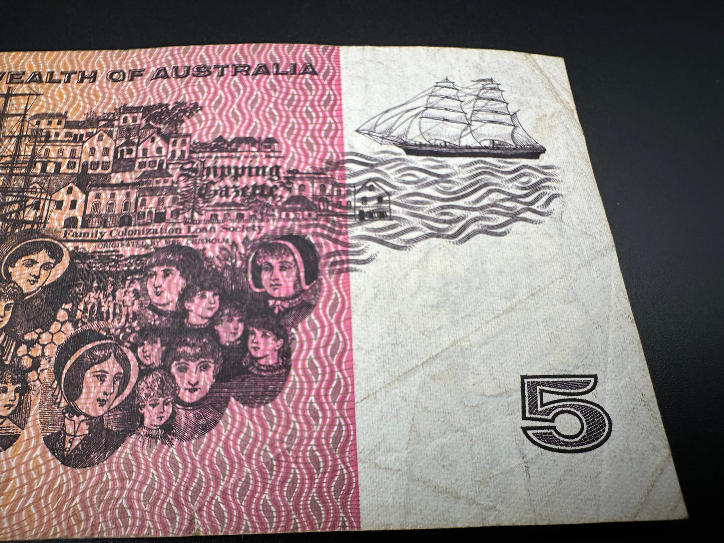 1969 $5 Australia Paper Banknote - Phillips Randall NGR 167662