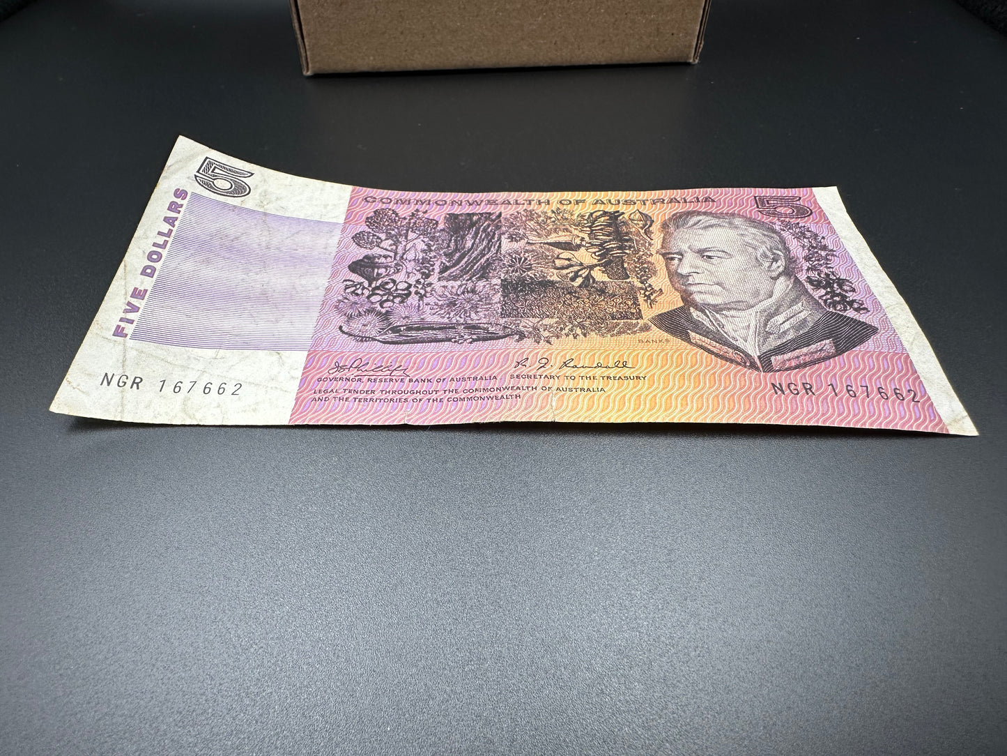 1969 $5 Australia Paper Banknote - Phillips Randall NGR 167662