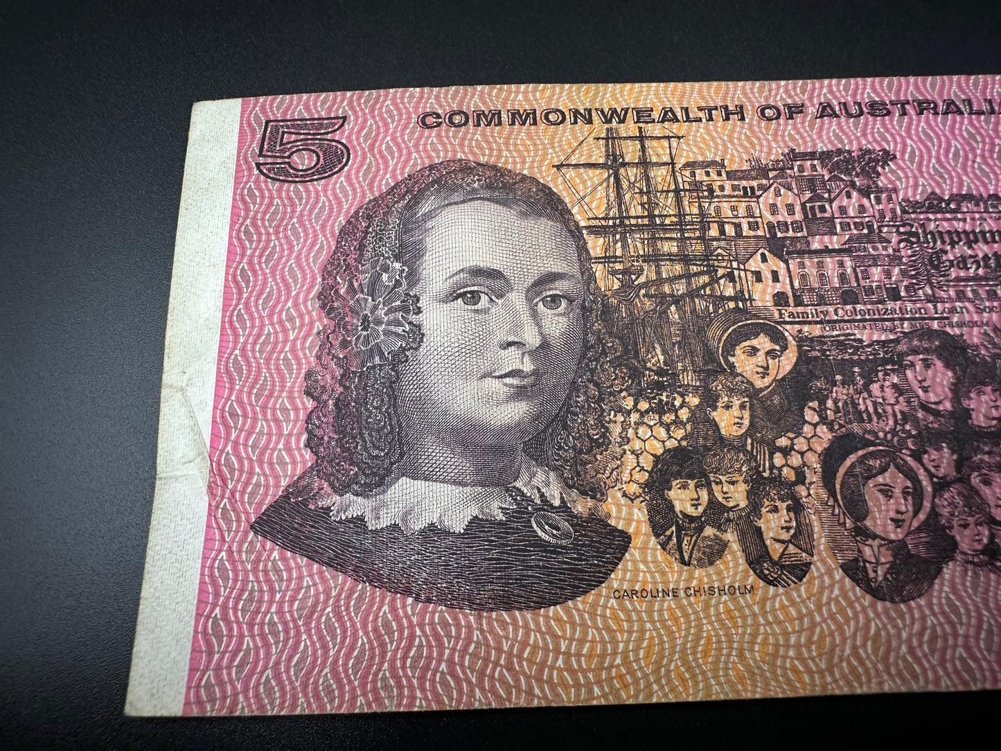 1969 $5 Australia Paper Banknote -  Phillips Randall NGR 555159