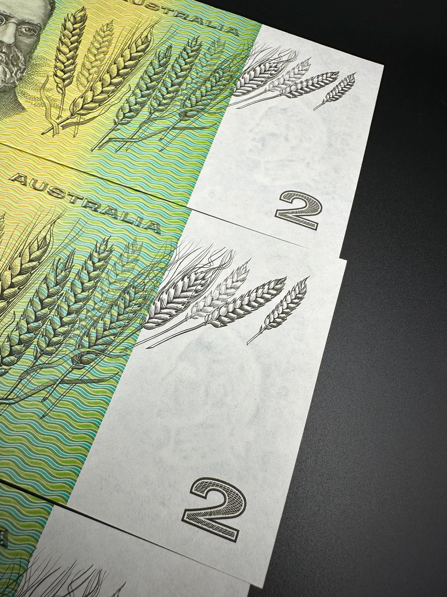 1985 $2 Australia Paper Banknote - Johnston Fraser 3x Consecutive