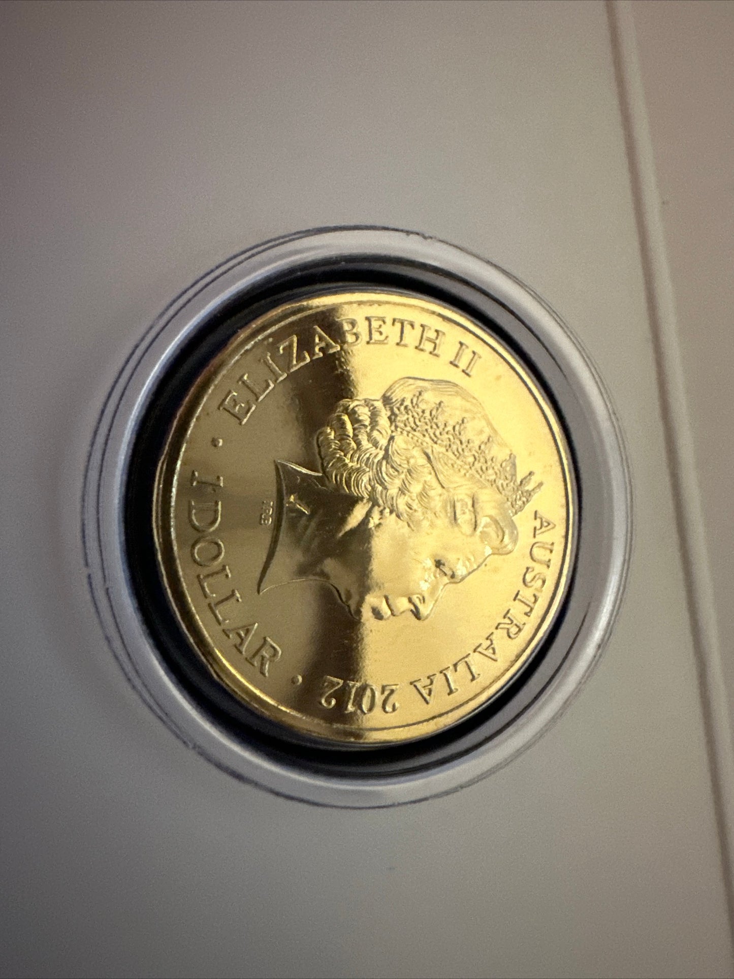 2012 AFL Premiers Sydney Swans Uncirculated $1 coin on card