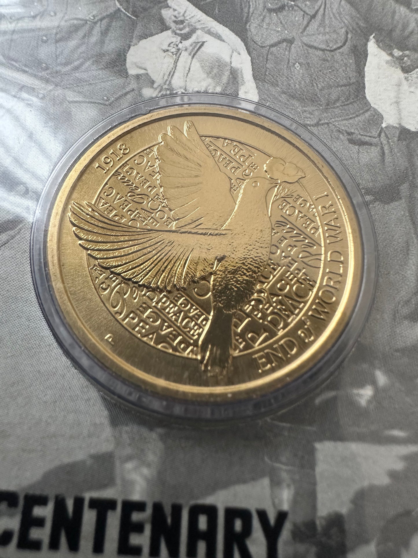 2018 $1 ANDA Sydney Centenary of WWI End of World War I PNC