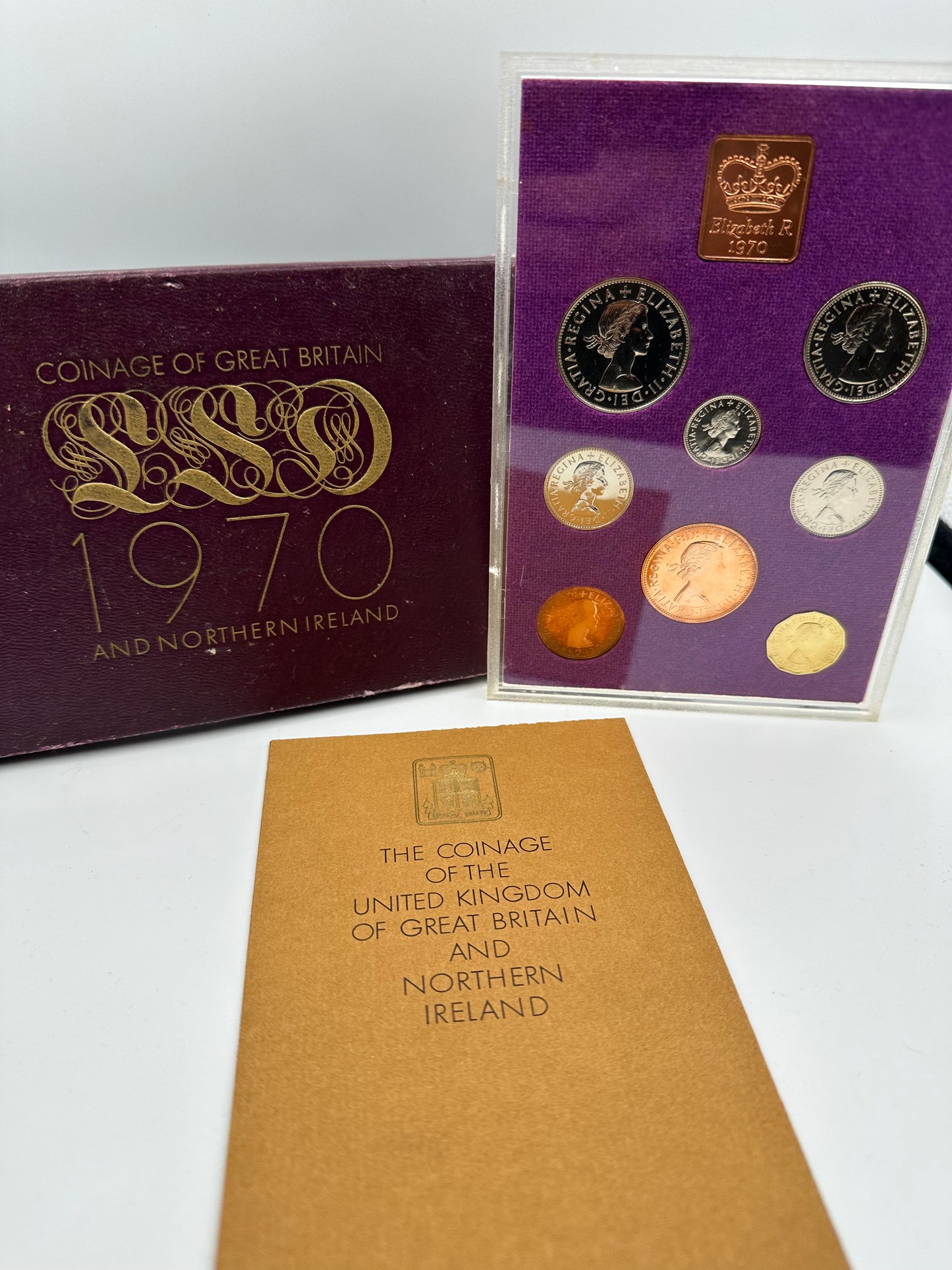 1970 Coinage of Great Britain and Northern Ireland Proof Coin Set (Pre Decimal)