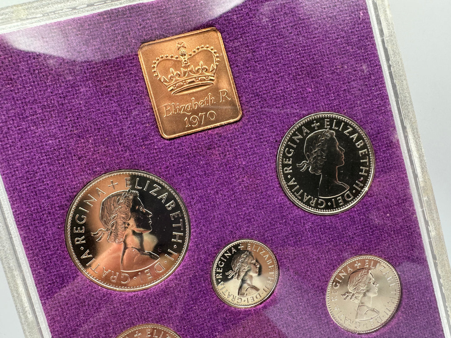 1970 Coinage of Great Britain and Northern Ireland Proof Coin Set (Pre Decimal)