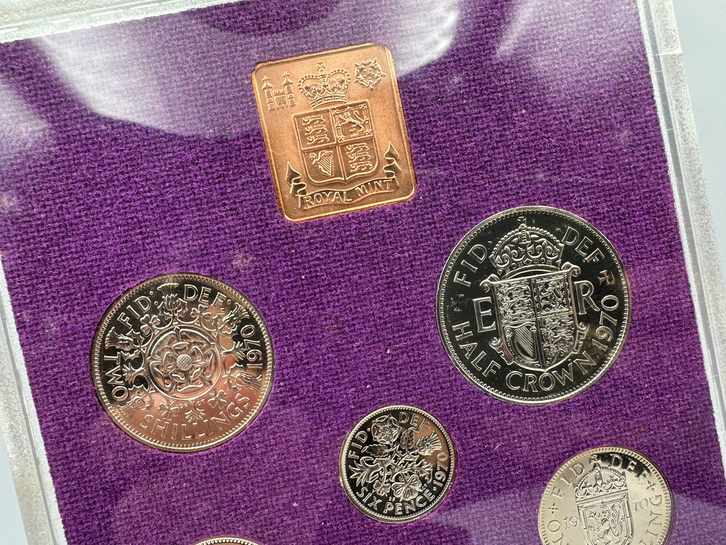 1970 Coinage of Great Britain and Northern Ireland Proof Coin Set (Pre Decimal)