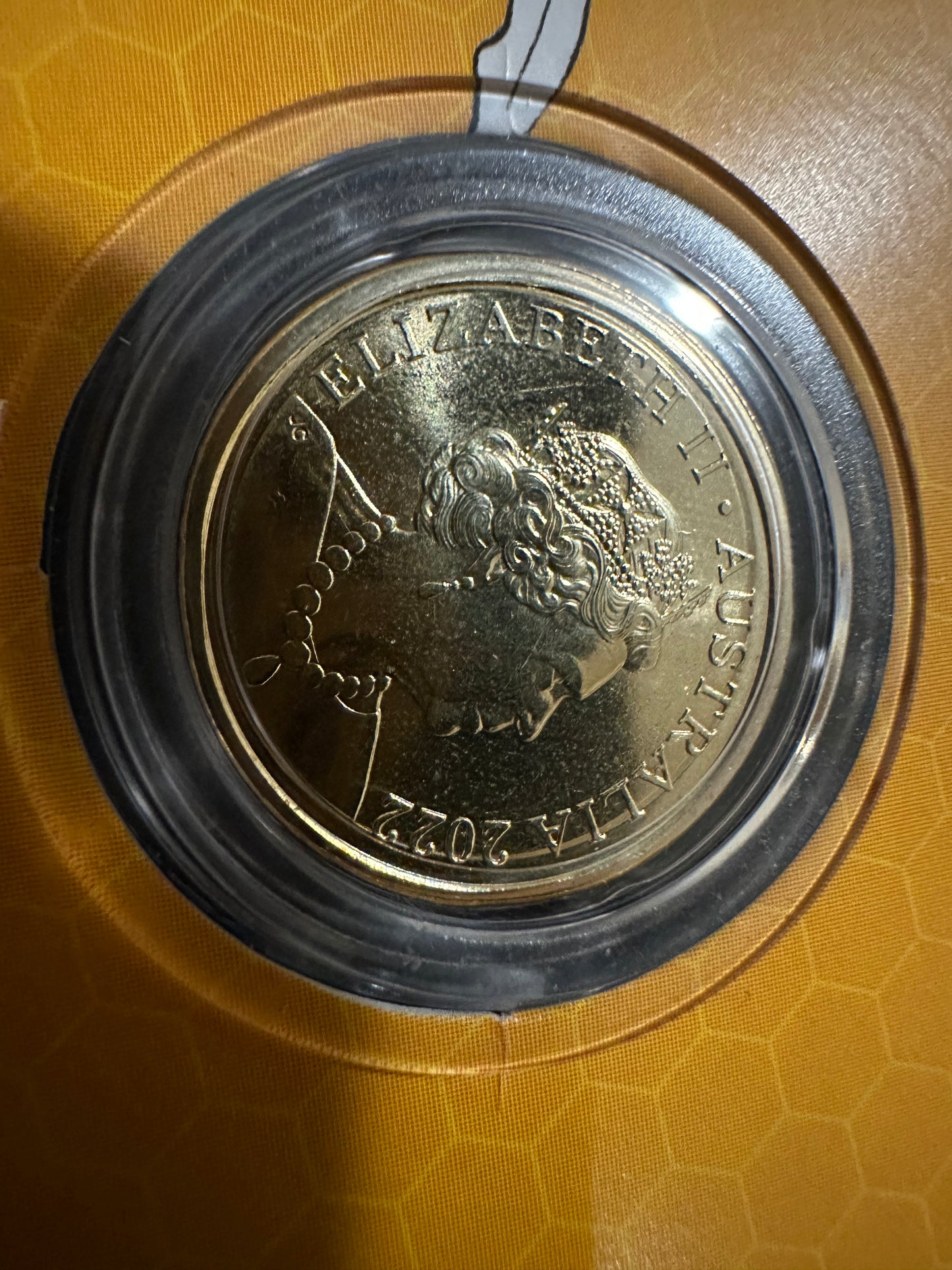 2022 $2 Honey Bee 'C' Mintmark Coin on card