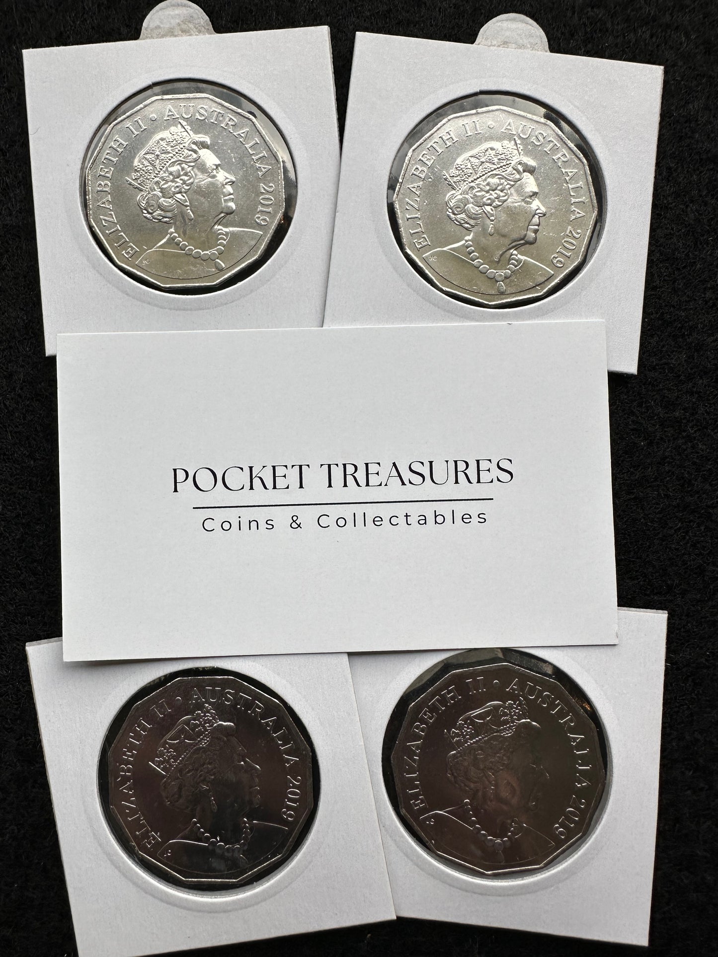 2019 Australian 50 Cent Coin JC Jody Clark Low mintage uncirculated from mint bag
