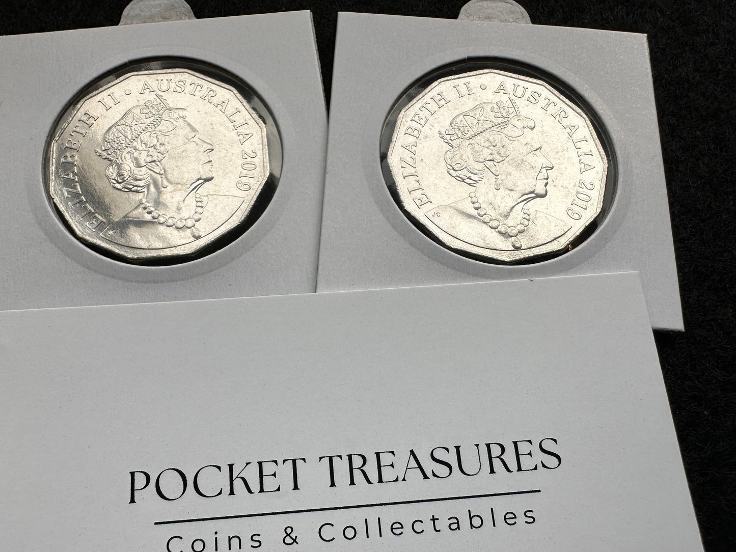 2019 Australian 50 Cent Coin JC Jody Clark Low mintage uncirculated from mint bag