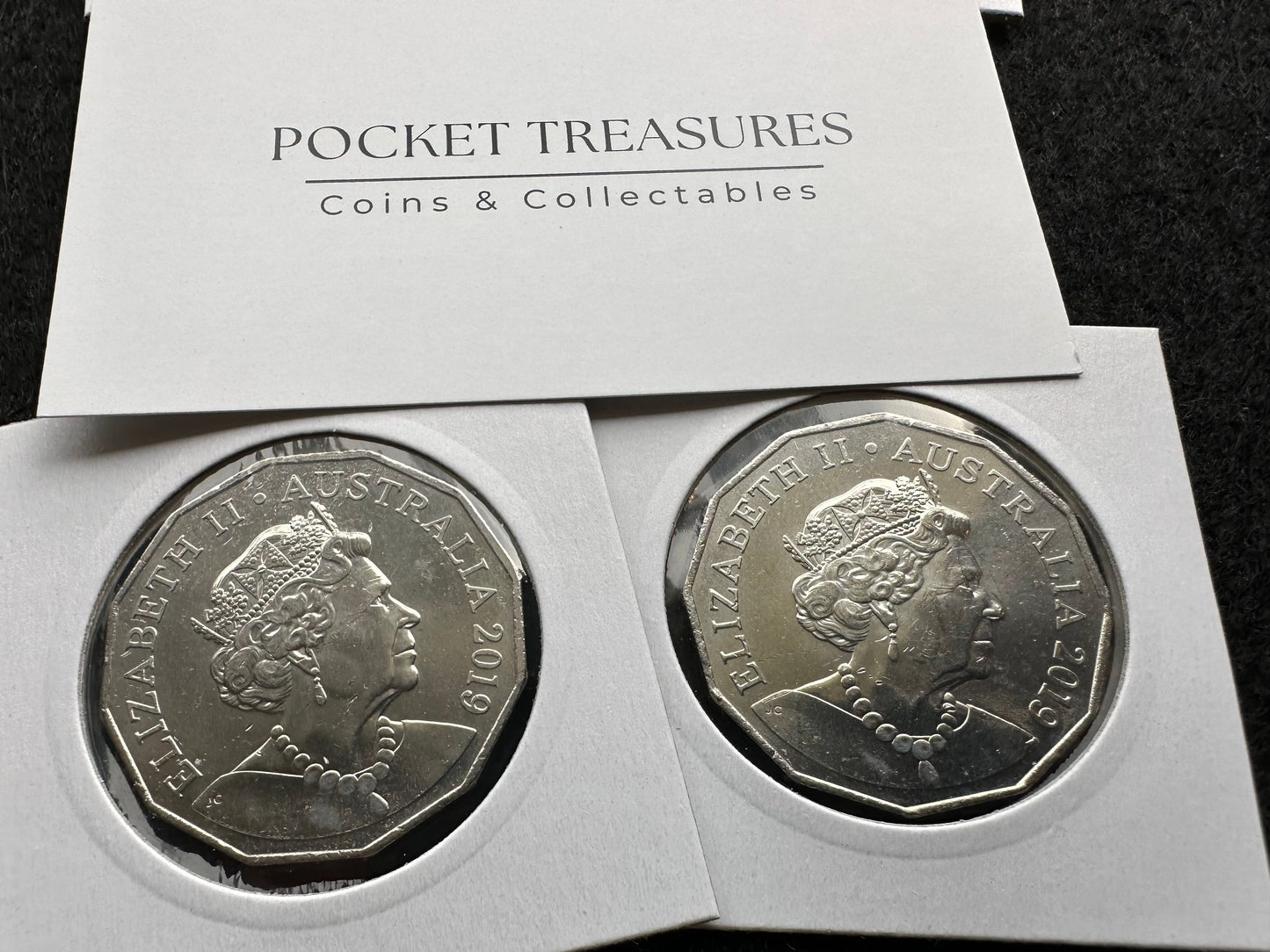 2019 Australian 50 Cent Coin JC Jody Clark Low mintage uncirculated from mint bag