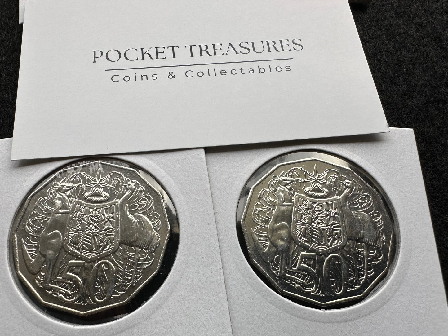 2019 Australian 50 Cent Coin JC Jody Clark Low mintage uncirculated from mint bag