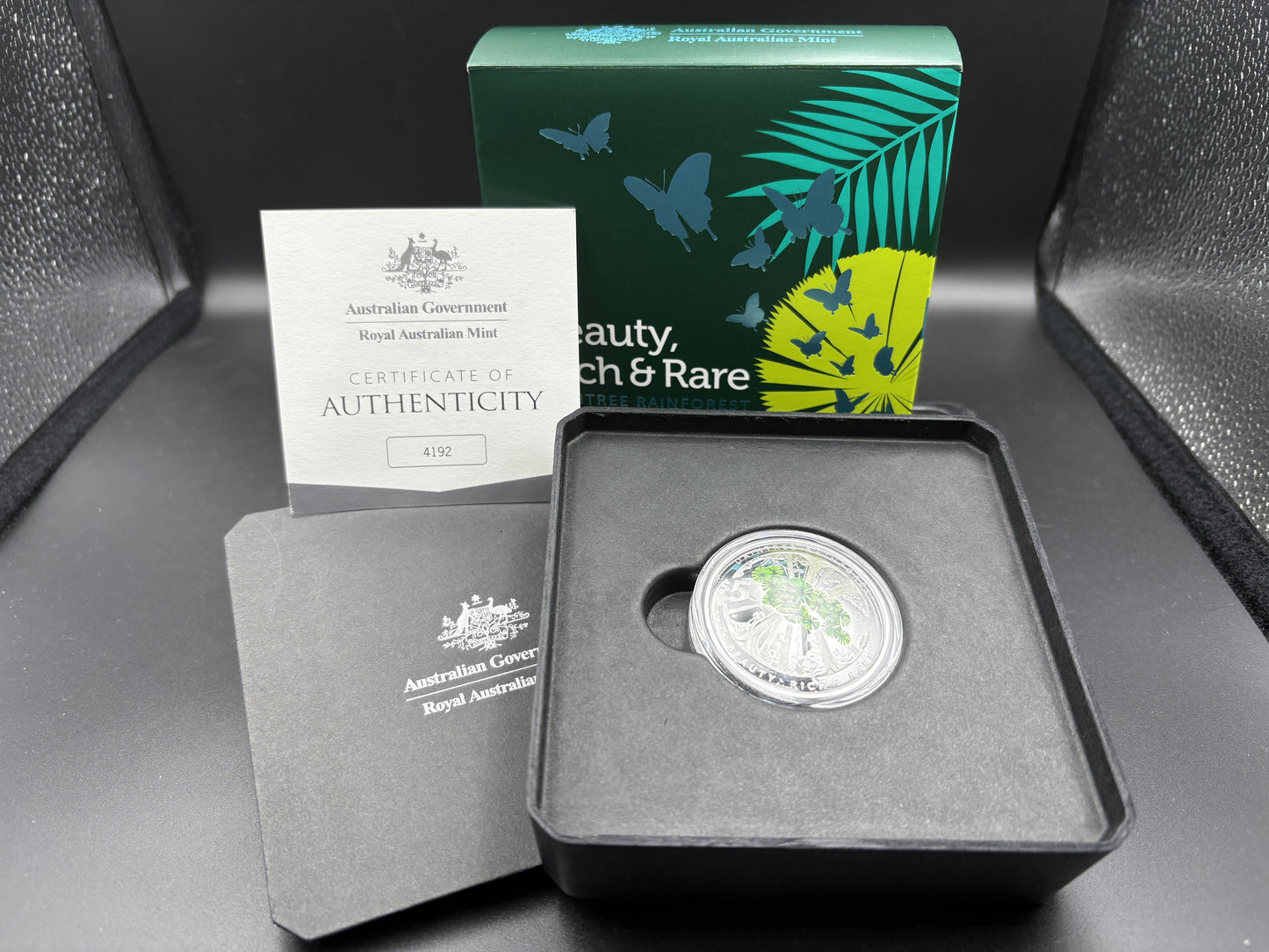 2022 $5 Beauty, Rich and Rare Daintree Rainforest Silver Proof Domed Coin