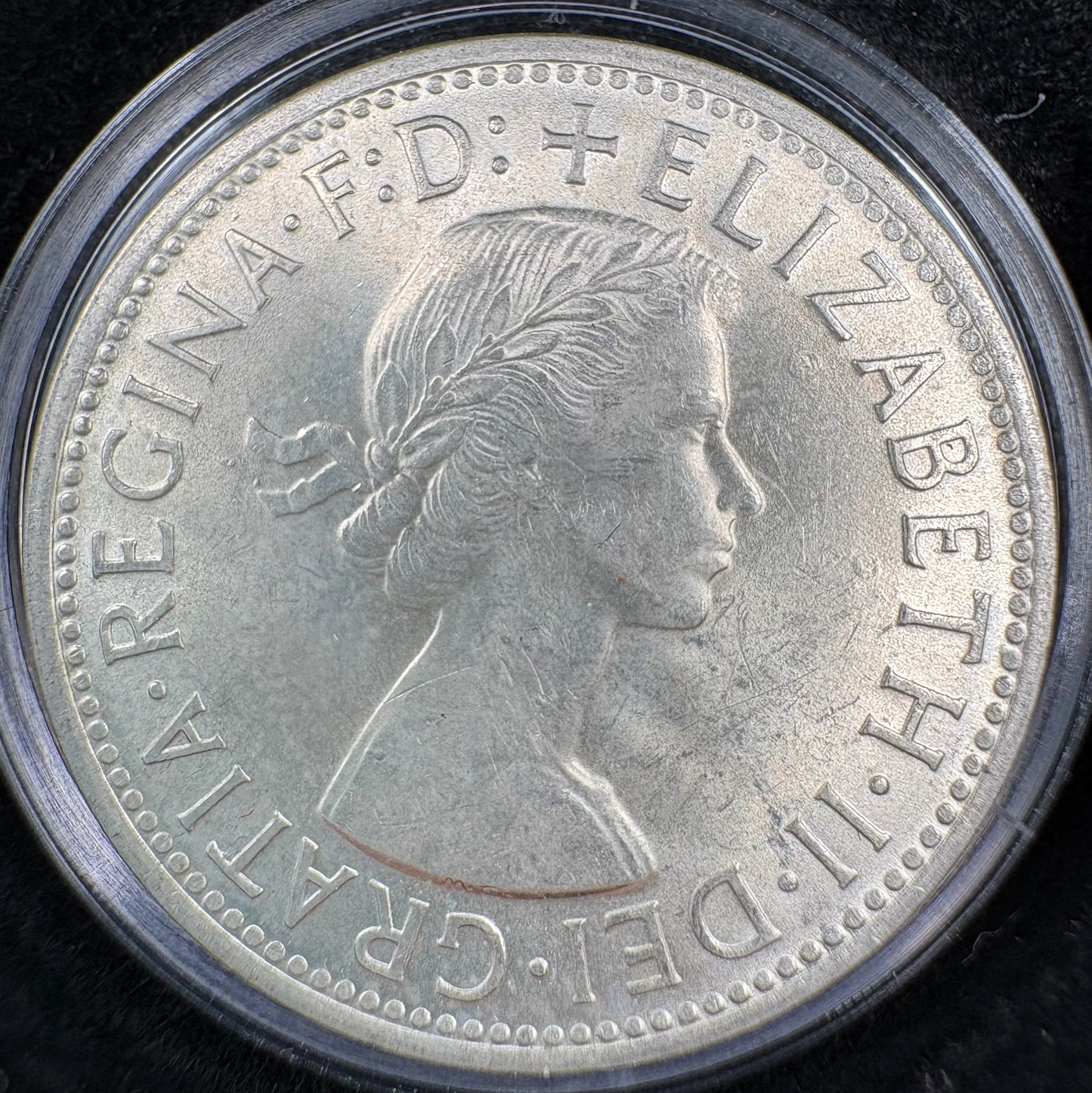 1954 Royal Visit Australian Florin - 50% Silver Commemorative Coin