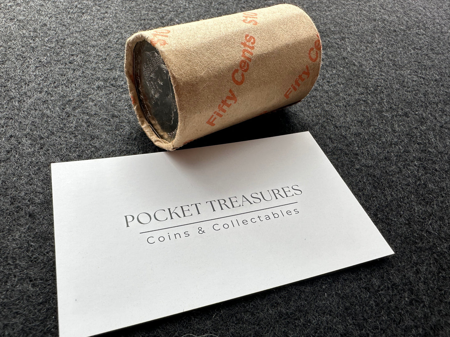 2014 Uncirculated 50 cent Aiatsis RAM roll