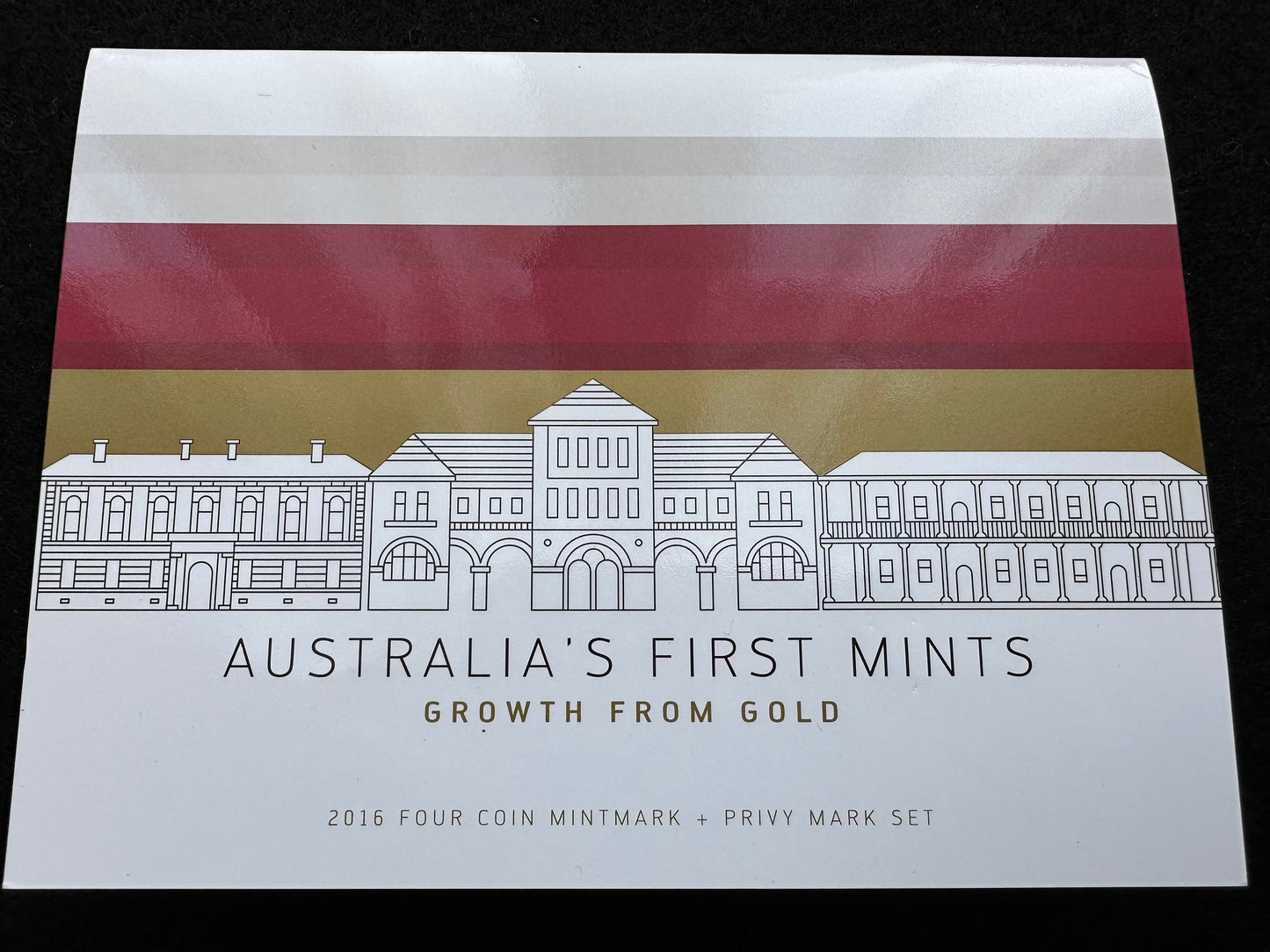 2016 Australia’s First Mints Mintmark and Privy Mark Four Coin $1 AlBr Uncirculated Set