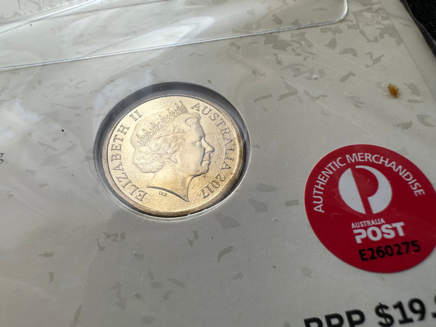 2017 Mosaic Lest We Forget $2 Coloured Coin PNC
