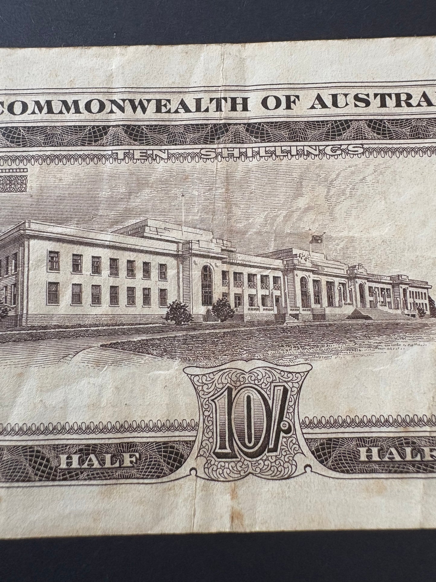 1954 Australian Ten Shillings Note - Coombs / Wilson - AC45 973514