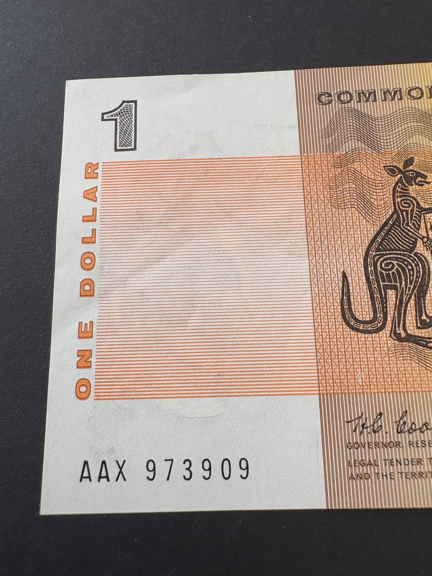 1966 $1 Australia Paper Banknote - Coombs Wilson - AAX 973909