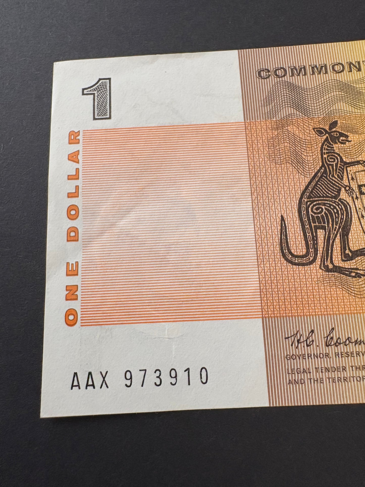 1966 $1 Australia Paper Banknote - Coombs Wilson - AAX 973910