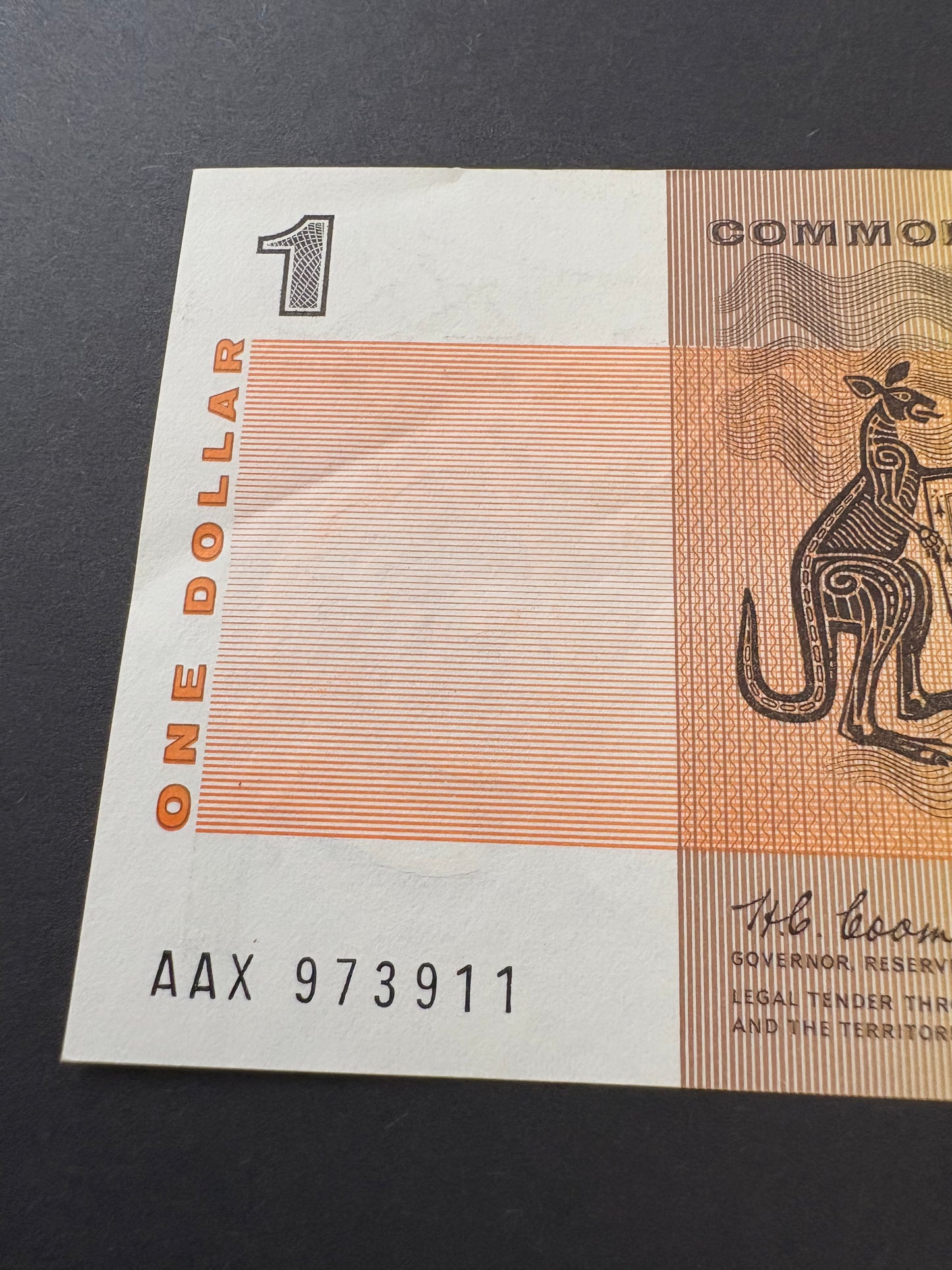 1966 $1 Australia Paper Banknote - Coombs Wilson - AAX 973911