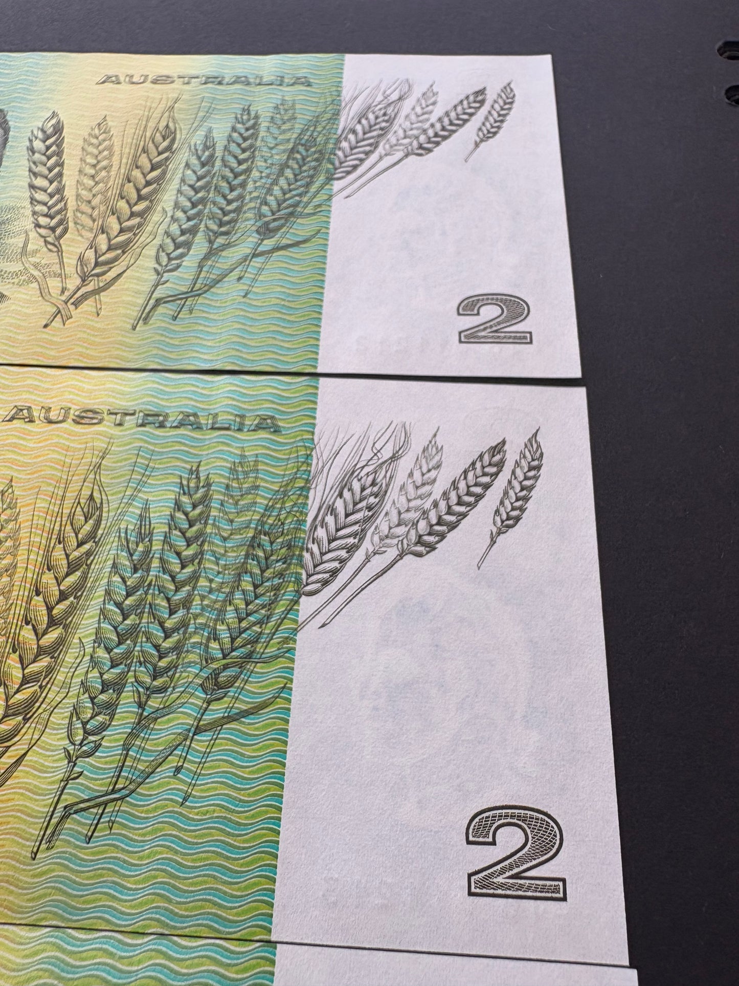 1985 $2 Australia Paper Banknote - Johnston Fraser 5x Consecutive