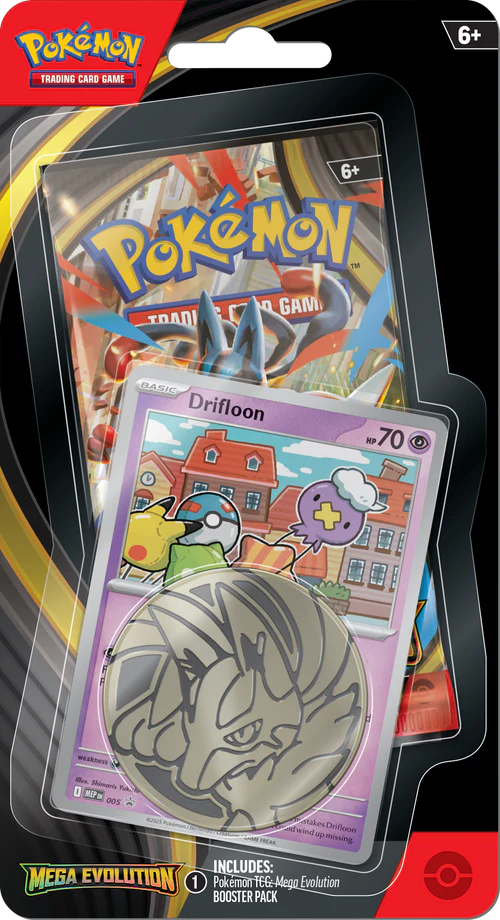 Pokemon TCG Mega Evolutions Checklane Blister Pack - Drifloon