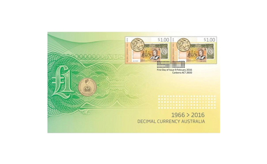 2016 50th Anniversary Decimal Currency Changeover - $2 Dollar Coin PNC