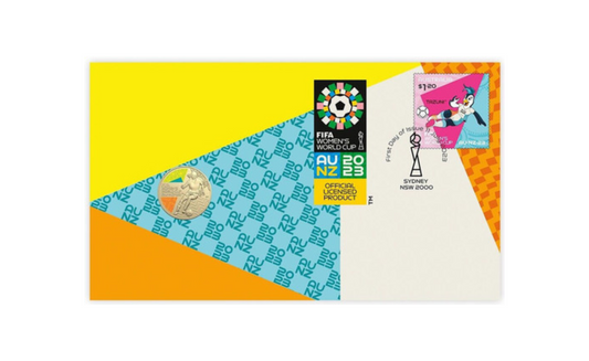 2023 FIFA Women’s World Cup Australia $1 Colored Coin PNC with Privy Mark