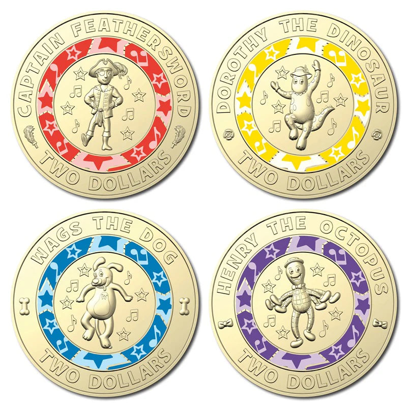 2021 30 Years of The Wiggles - Six Coin Set