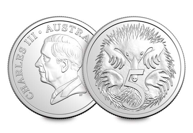 2024 Five Cent King Charles Uncirculated coin from RAM roll