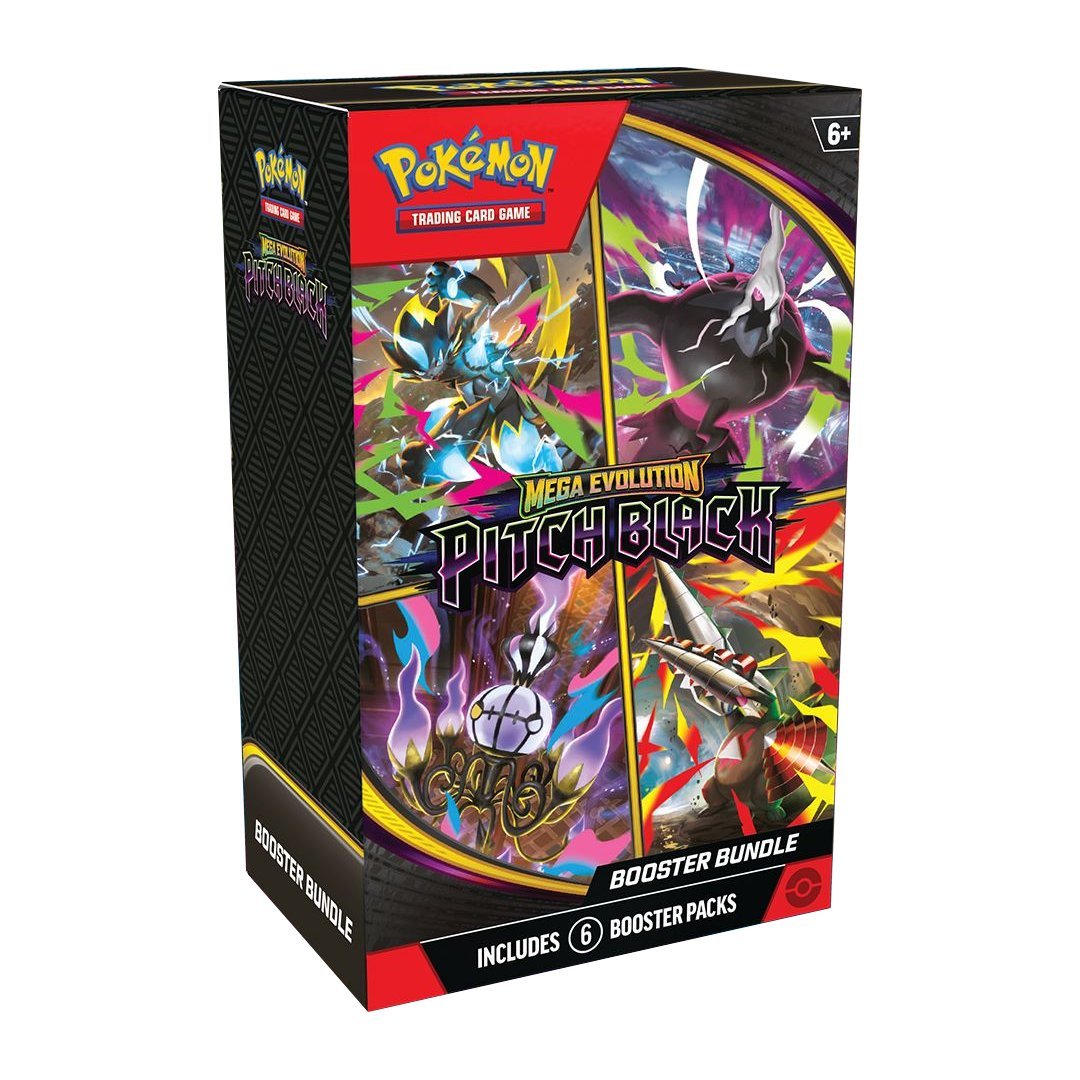 COMING SOON: Pokémon TCG: Mega Evolution — Pitch Black Booster Bundle