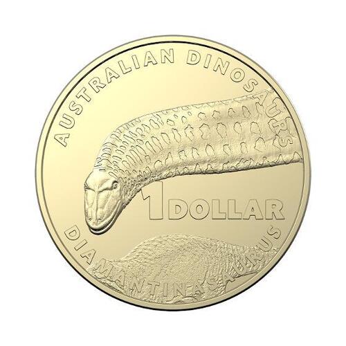 2022 $1 Diamantinasaurus Dinosaur Coin – UNC (From Mint Bag)