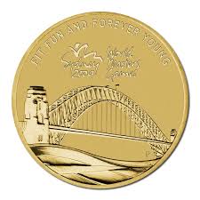 2009 Sydney World Masters Games $1 Coin in Card