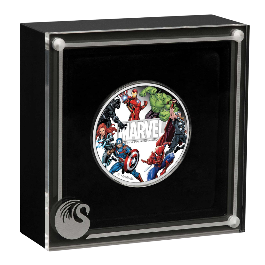 2024 Marvel 85th Anniversary – Silver Proof Coloured Coin Officially Licensed | 99.99% Pure Silver