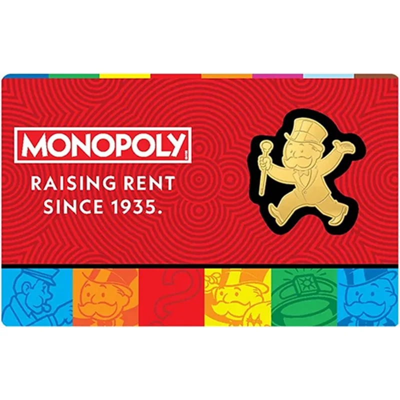 2026 Monopoly Man Shaped 1/1000oz Solid Gold Coin