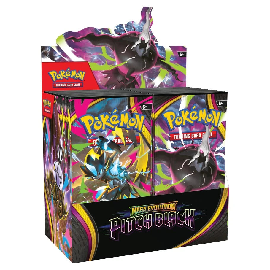 COMING SOON: Pokémon TCG: Mega Evolution — Pitch Black Booster Box