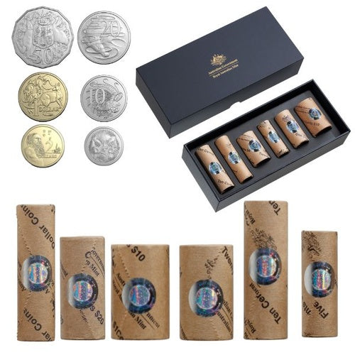 2025 Premium Rolled Coin Set – Six Circulating Coin Rolls