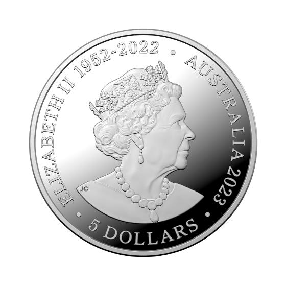 2023 $5 Australian Antarctic Territory - Emperor Penguin 1 oz Silver Proof Coin